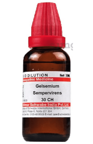 Dr Willmar Schwabe Germany Gelsemium Sempervirens Dilution 30 CH