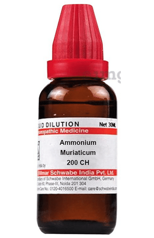 Dr Willmar Schwabe India Ammonium Muriaticum Dilution 200 CH