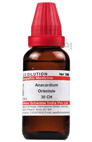 Dr Willmar Schwabe India Anacardium Orientale Dilution 30 CH