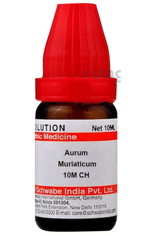 Dr Willmar Schwabe India Aurum Muriaticum Dilution 10M CH