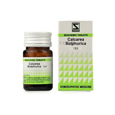 Dr Willmar Schwabe India Calcarea Sulphurica Biochemic Tablet 12X