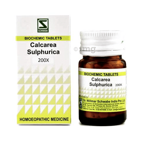 Dr Willmar Schwabe India Calcarea Sulphurica Biochemic Tablet 200X