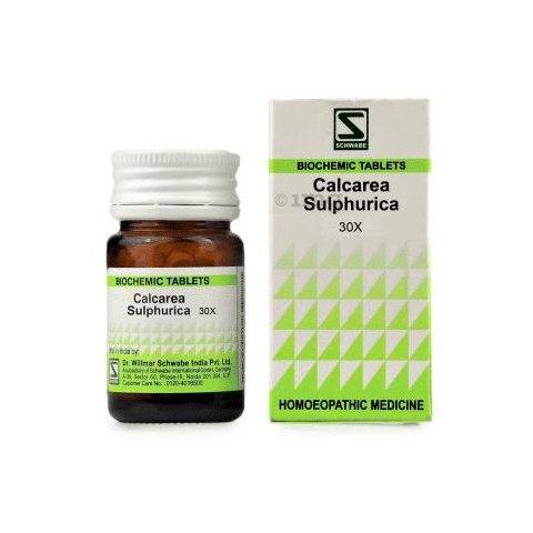 Dr Willmar Schwabe India Calcarea Sulphurica Biochemic Tablet 30X