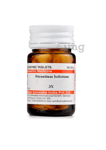 Dr Willmar Schwabe India Strontium Iodatum Trituration Tablet 3X