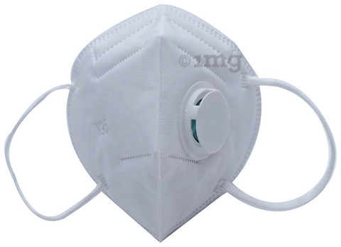 Ekana 5 Layer Filtration N95 Mask White with Respirator