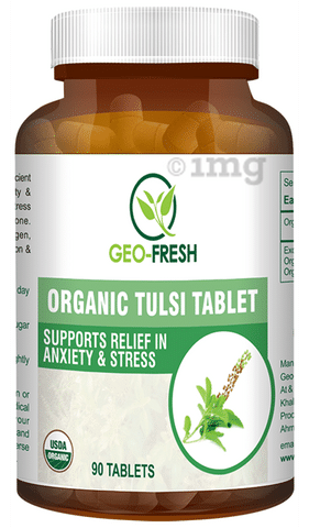 Geo Fresh Organic Tulsi 750mg Tablet