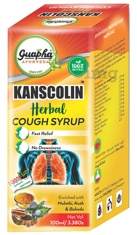 Guapha Ayurveda Kanscolin Herbal Cough Syrup