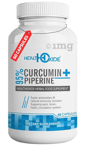 HealthOxide 95% Curcumin+ Piperine Capsule