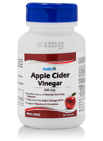 HealthVit Apple Cider Vinegar 500mg Capsule