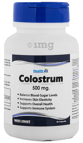 HealthVit Colostrum 500mg Capsule