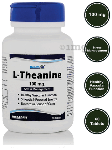 HealthVit L-Theanine 100mg Tablet