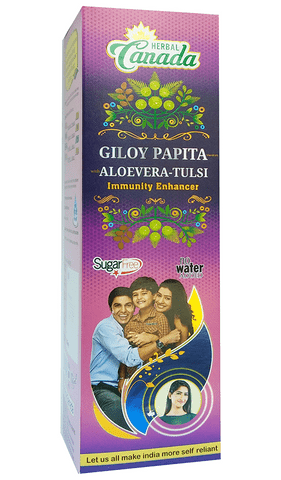 Herbal Canada Giloy Papita Swaras with Aloevera-Tulsi Sugar Free