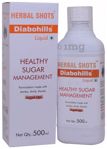 Herbal Hills Herbal Shots Diabohills with Karela and Jamun Pack of 2