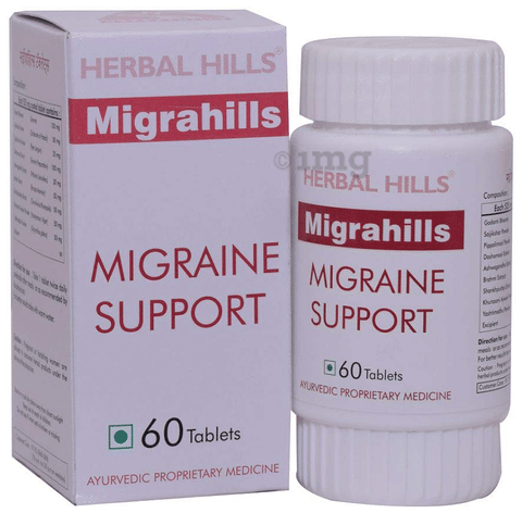 Herbal Hills Migrahills  Migraine Support Tablet