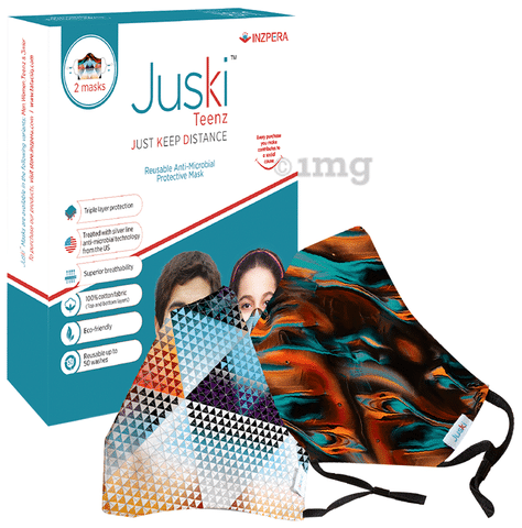 Juski Teenz Reusable Anti-Microbial Protective Mask