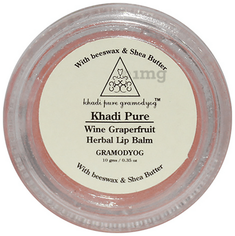 Khadi Pure Herbal Wine Grapefruit Lip Balm