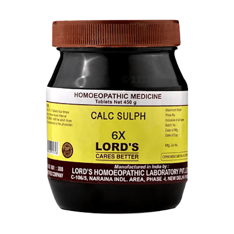 Lord's Calc Sulph Biochemic Tablet 6X