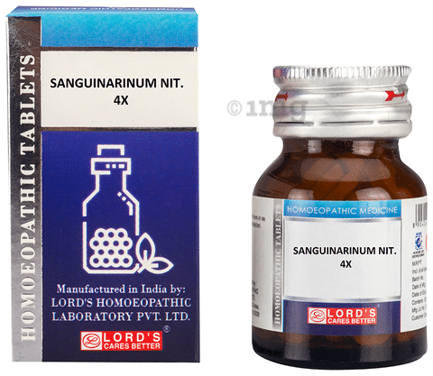 Lord's Sangunaria Nit Trituration Tablet 4X