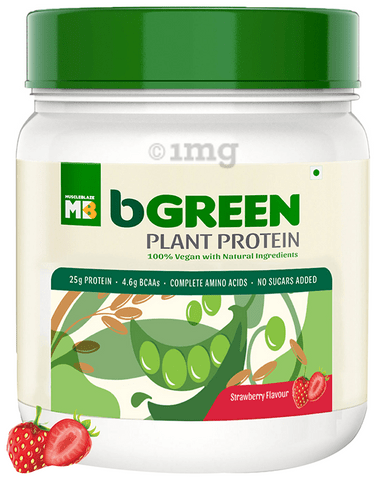 MuscleBlaze bGreen Plant Protein Strawberry