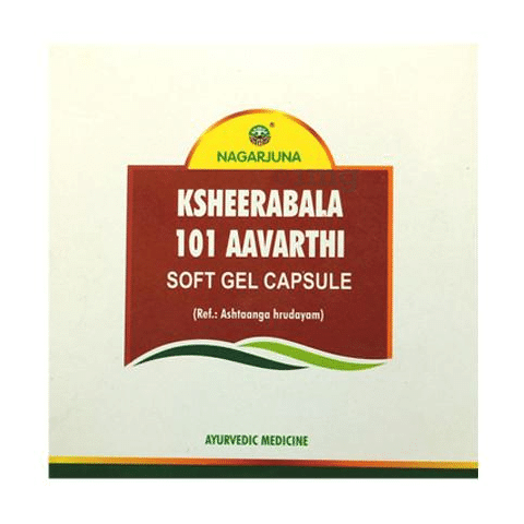 Nagarjuna Ksheerabala 101 Aavarthi Soft Gelatin Capsule