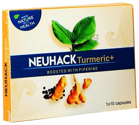 Neuhack Turmeric+ Curcumin with Piperine Capsule