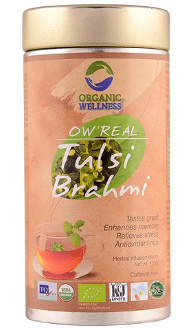 Organic Wellness OW' Real Tulsi Herbal Infusion Blend Brahmi