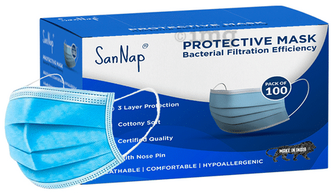 SanNap Protective Mask with Nosepin