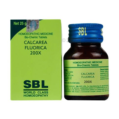 SBL Calcarea Fluorica Biochemic Tablet 200X