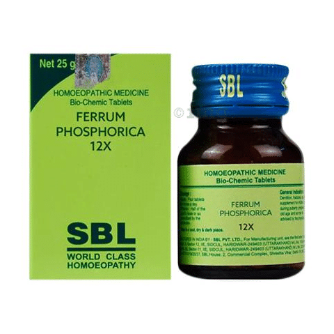 SBL Ferrum Phosphoricum Biochemic Tablet 12X