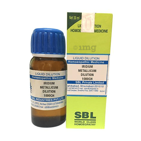 SBL Iridium Metallicum Dilution 1000 CH