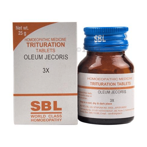 SBL Oleum Jecoris Trituration Tablet 3X