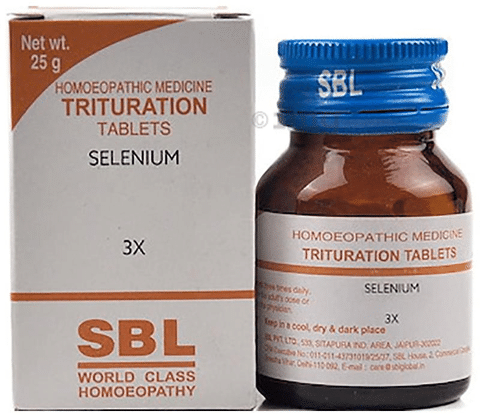 SBL Selenium Trituration Tablet 3X