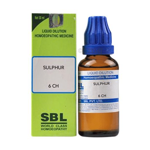 SBL Sulphur Dilution 6 CH