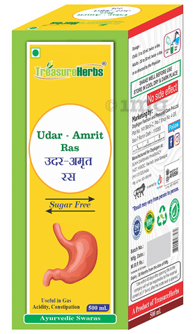 TreasureHerbs Udar-Amrit Ras Sugar Free