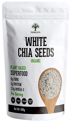 Vanalaya White Chia Seeds Organic