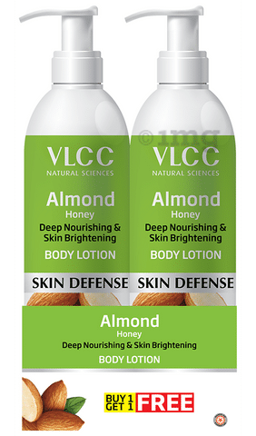 VLCC Almond Nourishing Body Lotion (Buy 1 Get 1 Free)