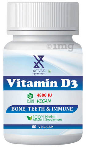 Xovak Pharma Vitamin D3 4800IU Veg Capsule